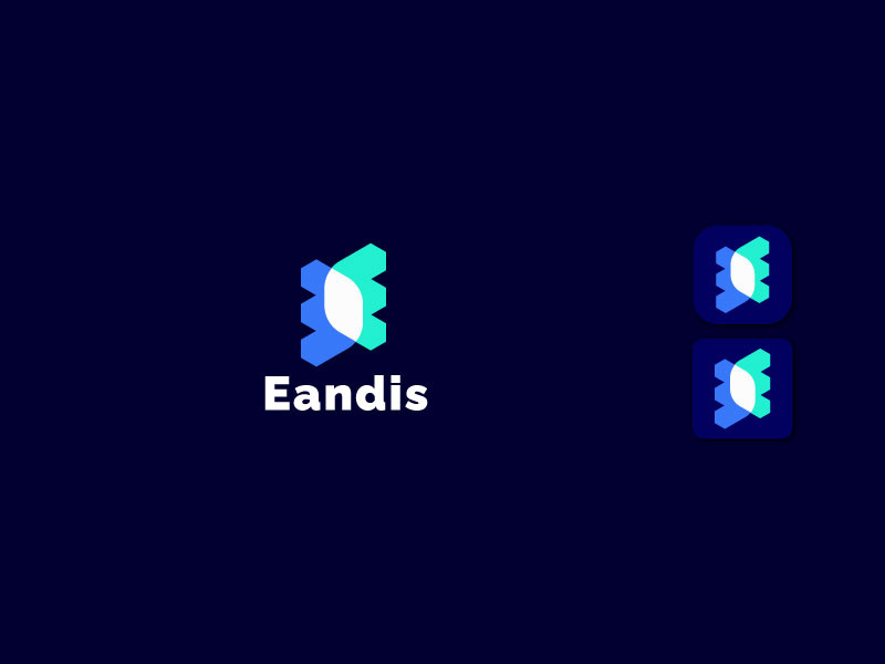 Overlapping Logo Design - Business Logo - E Logo Design