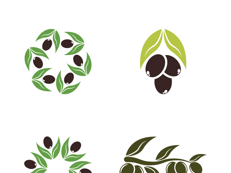 olive icon vector illustration design template