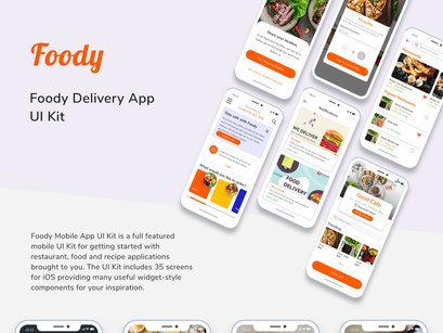 Foody - Food Delivery UI Kit