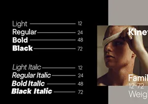 Kinetic Font Sans Serif
