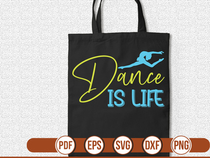 dance is life t shirt Design