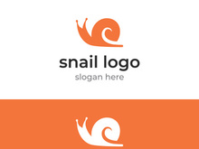 Snail logo design.