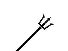 Trident Logo Template vector icon illustration design