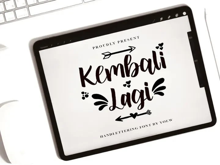 Kembali Lagi Font