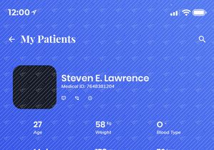 Doctor Appointment Mobile App UI Dark Version
