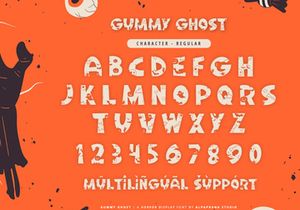 Gummy Ghost - Display Font