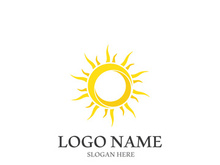 Sun vector illustration icon logo template design