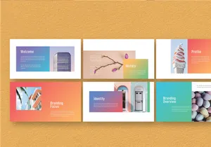 Gradient Pastel Google Slide Template