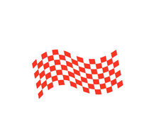 Race flag icon, simple design illustration vector