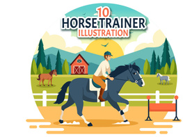 10 Horse Trainer Illustration preview picture