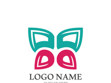 Butterfly logo icon vector design illustration