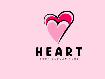 Heart Logo, Love Design, Valentine's Day preview picture