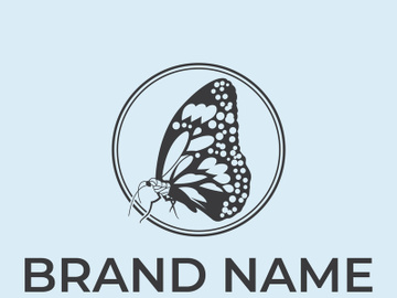 Butterfly logo design preview picture