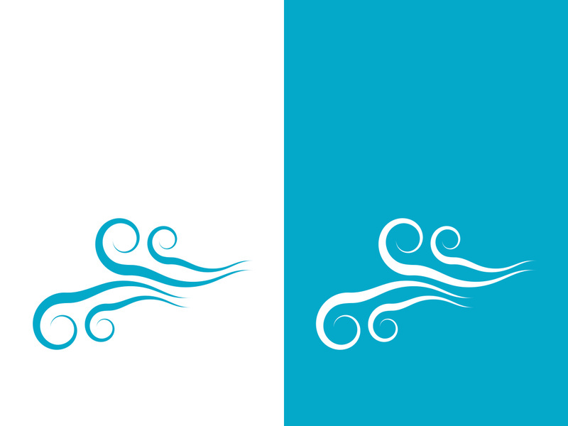 Wind icon vector illustration design template