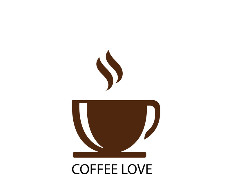 Coffee logo  icon vector illustration template