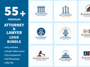 55+ Attorney Logo Bundle