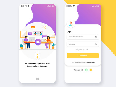 Task and Project Management Mobile App UI Kit