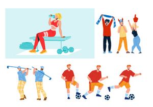 Sport characters