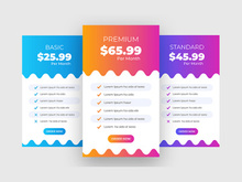 Pricing Table UI Elements Design Ver-5