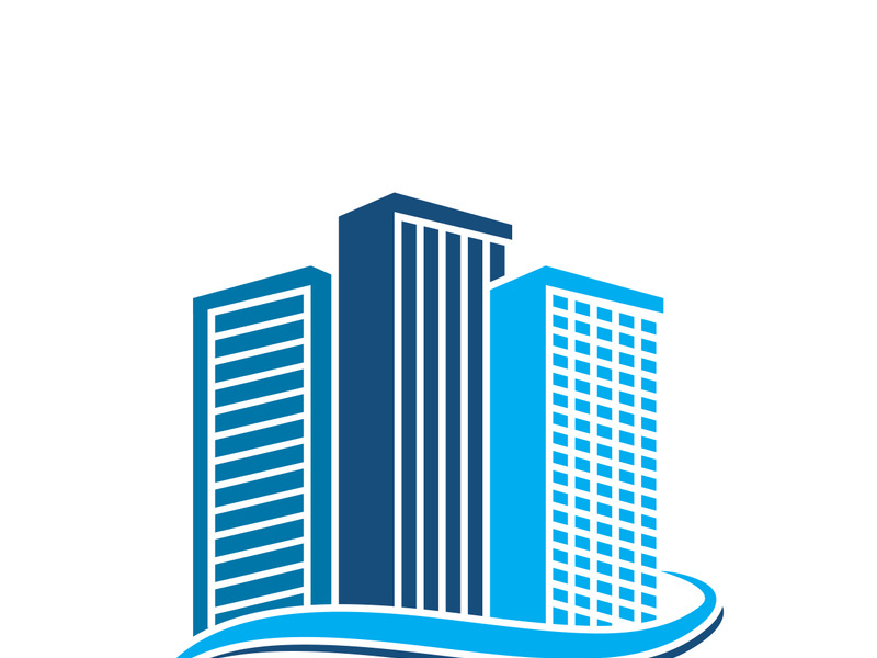 Building logo vector and symbol icon illustration design