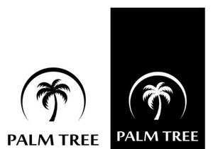 Unique and modern arabian palm tree logo design.