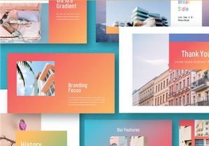 Gradient Pastel Powerpoint Template