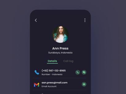 Contact Book App | Freebie