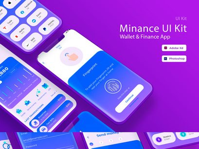 Modern Wallet & Finance App UI Kit