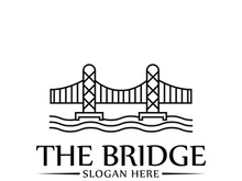 Bridge logo icon design and business symbol template