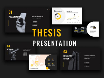 Rea • Thesis Free Presentation Template preview picture
