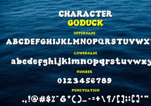Goduck - Groovy Retro Display Font