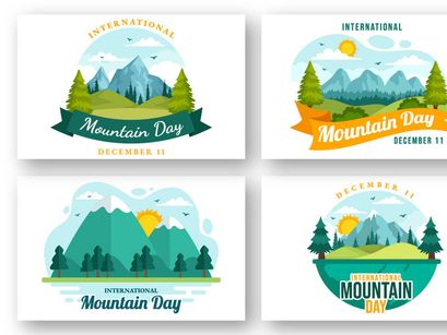 15 International Mountain Day Illustration