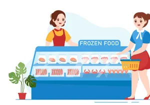 10 Frozen Food Store Illustration