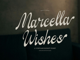 Marcella Wishes | Vintage Script preview picture