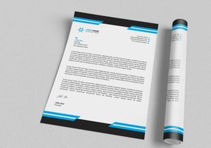 Minimal Letterhead Design Template