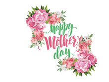Happy Mother's Day SVG Illustration