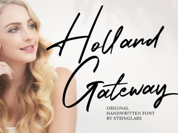 Holland Gateway - Handwritten Script Font preview picture