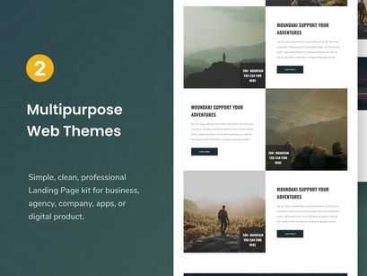 Moundaki - Landing Page Kit for Business, Agency, or Digital Product