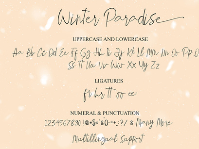 Free Demo Winter Paradise Script Font