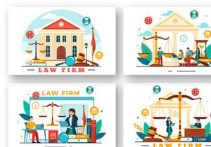 12 Law Firm Services Illustration