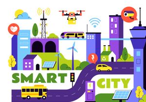 10 Smart City Infrastructure Illustration