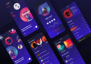 Music Player Apps concept