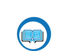 Digital book logo technology vector icon design