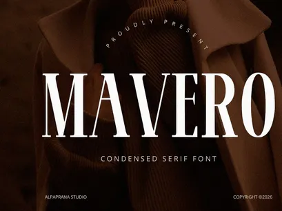 Mavero - Serif Font