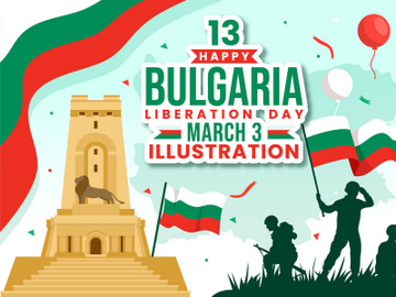 13 Bulgaria Liberation Day Illustration preview picture