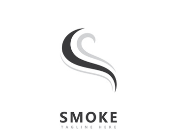 Smoke logo icon vector design inspiration preview picture