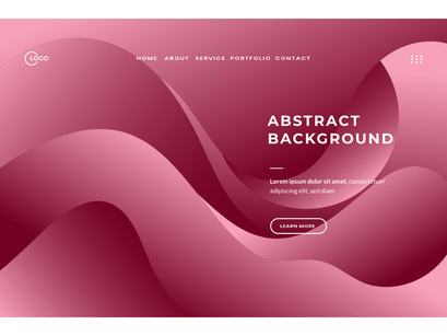 Sophisticated Pink Abstract Waves Background