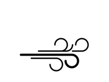 Wind vector icon design illustration