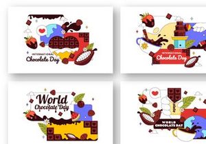10 World Chocolate Day Illustration