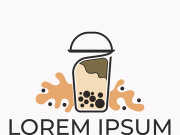 Bubble tea logo